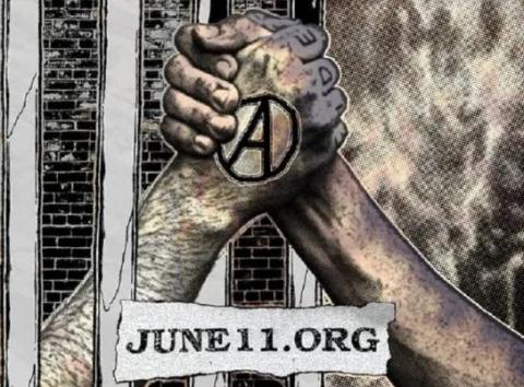 11 de junio -2020. Solidaridad con lxs prisionerxs anarquistas de larga condena