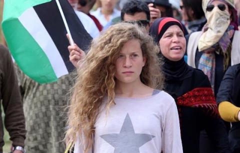 Libres, exige a Israel la libertad de Ahed Tamimi y de todos los niños y niñas palestinos