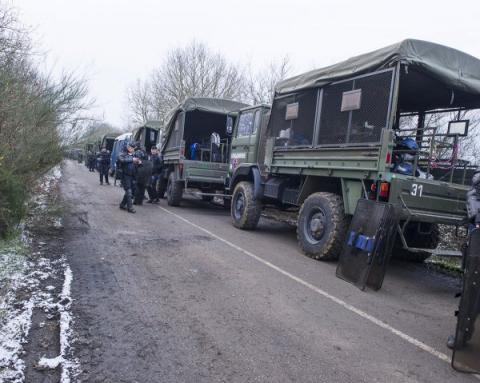 Noticias desde la zad de NDDL: tres semanas de presencia y acoso policial en la D281 