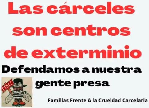 Familias Frente A La Crueldad Carcelaria anuncia una campaña de crowdfunding para atender a sus gastos de apoyo jurídico