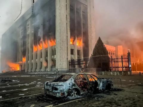 Levantamiento en Kazajstan