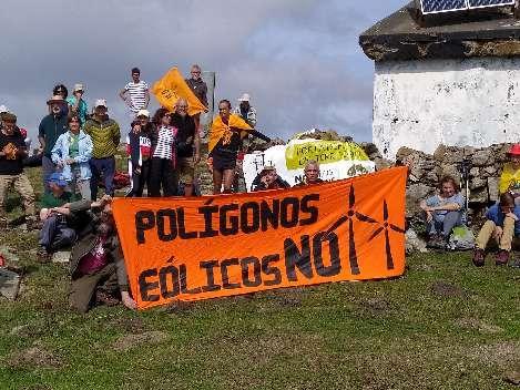 Los colectivos vecinales afectados por los polígonos eólicos muestran su preocupación ante la remodelación de la CROTU