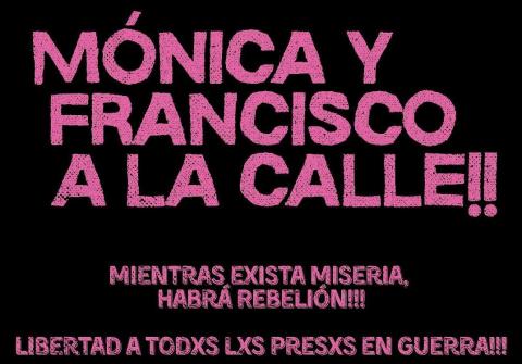 Comunicado frente a las detenciones de Mónica y Francisco