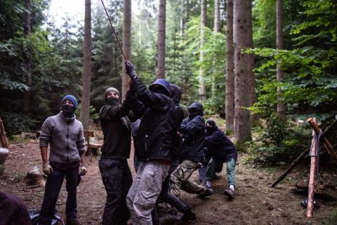 El movimiento de ocupación de bosques en Alemania 