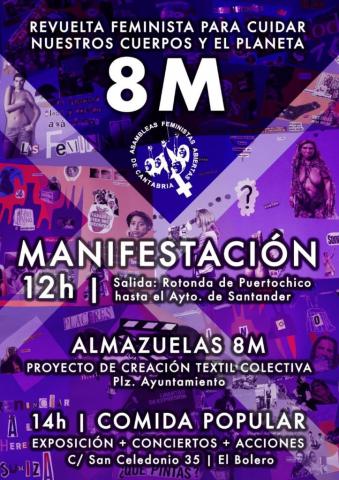 8 de marzo 2020: revuelta feminista para el cuidado de nuestros cuerpos y el planeta