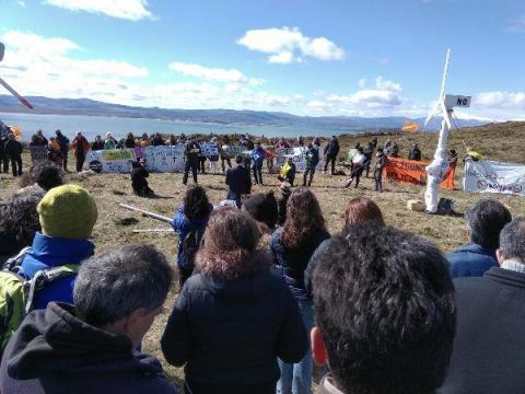 Texto leído en la concentración contra la innecesaria y nefasta industria eólica en El Escudo