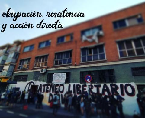 Parado el primer intento de desalojo del Ateneo Libertario de Vallekas: la lucha sigue