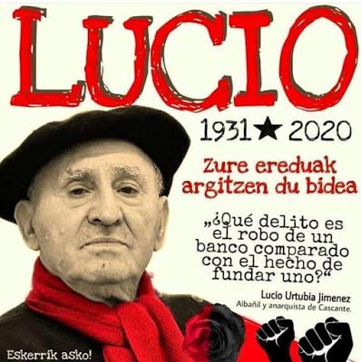 Fallece Lucio Urtubia, humilde albañil anarquista