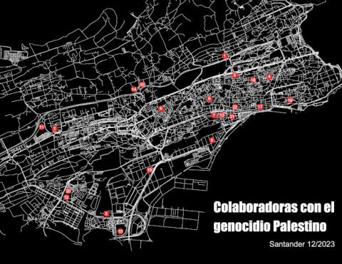 [Actualización] Colaboradores con el genocidio palestino en Santander