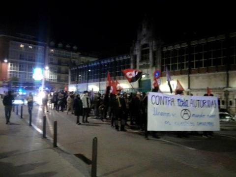 Comunicado bloque libertario en la manifestación antifascista de Santander 28S