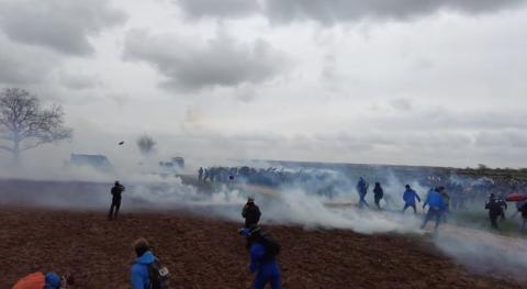 Comunicado de prensa sobre la situación de S., que se encuentra entre la vida y la muerte tras la represión en Sainte-Soline