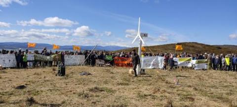 Suspendida la autorización de los sondeos geotécnicos en el polígono eólico El Escudo